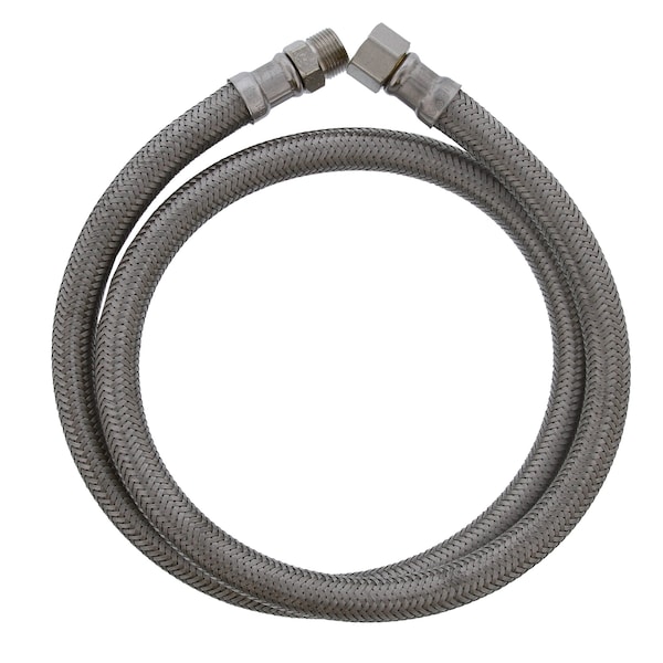 Jones Stephens 3/8in. OD x 3/8in. Compression x 36in Braided Stainless Steel Delta Style Faucet Connector S04244 - main